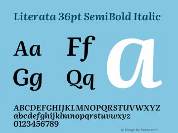 Literata 36pt SemiBold Italic Version 3.103;gftools[0.9.29]图片样张