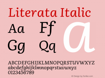 Literata Italic Version 3.103;gftools[0.9.29]图片样张