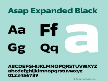 Asap Expanded Black Version 3.001图片样张