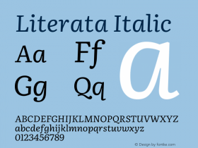 Literata Italic Version 3.103;gftools[0.9.29]图片样张