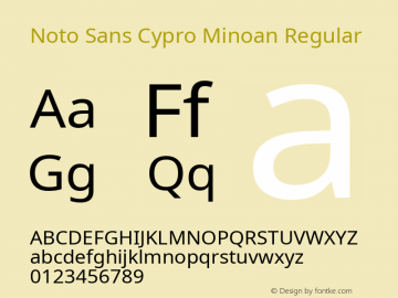 Noto Sans Cypro Minoan Regular Version 1.503; ttfautohint (v1.8.4.7-5d5b)图片样张