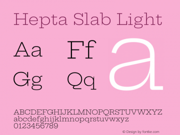 Hepta Slab Light Version 1.102图片样张