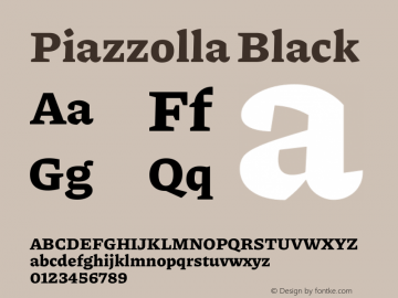 Piazzolla Black Version 2.005图片样张