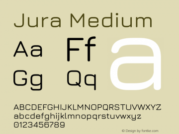 Jura Medium Version 5.106图片样张