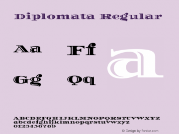 Diplomata Regular Version 1.002; ttfautohint (v1.8.4.7-5d5b);gftools[0.9.23]图片样张