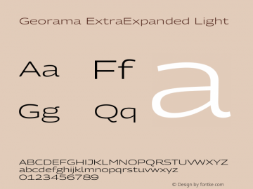 Georama ExtraExpanded Light Version 1.001图片样张