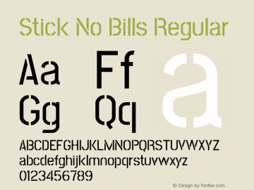 Stick No Bills Regular Version 2.000图片样张