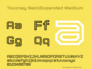 Tourney SemiExpanded Medium Version 1.015图片样张