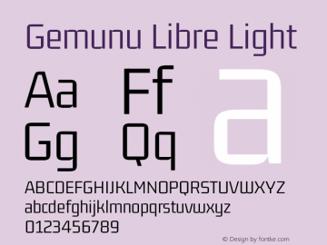 Gemunu Libre Light Version 1.100图片样张