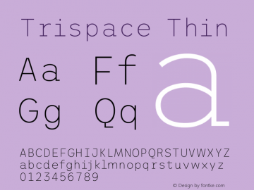 Trispace Thin Version 1.210图片样张