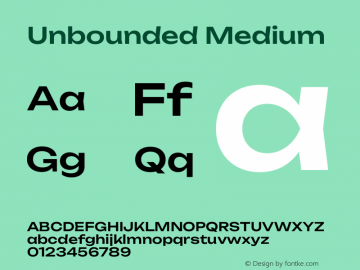 Unbounded Medium Version 1.701;gftools[0.9.28.dev5+ged2979d]图片样张