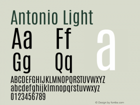 Antonio Light Version 1.002图片样张