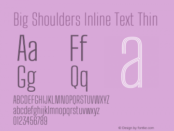 Big Shoulders Inline Text Thin Version 2.002图片样张