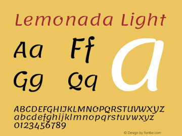 Lemonada Light Version 4.005图片样张