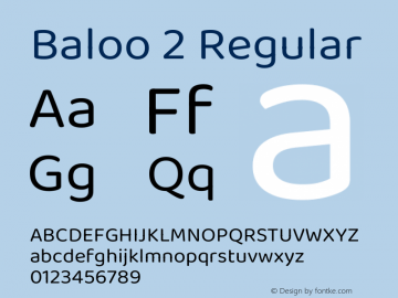 Baloo 2 Regular Version 1.700图片样张