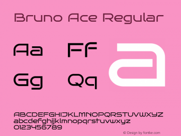 Bruno Ace Regular Version 1.100; ttfautohint (v1.8.4.7-5d5b);gftools[0.9.27]图片样张