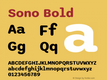 Sono Bold Version 2.112图片样张