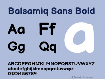 Balsamiq Sans Bold Version 1.020; ttfautohint (v1.8.4.7-5d5b);gftools[0.9.26]图片样张