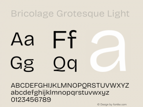 Bricolage Grotesque Light Version 1.001;gftools[0.9.33.dev8+g029e19f]图片样张