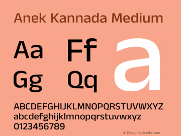 Anek Kannada Medium Version 1.003图片样张