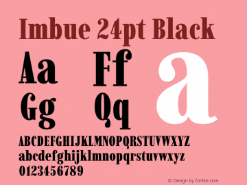 Imbue 24pt Black Version 1.102图片样张