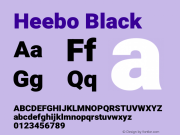 Heebo Black Version 3.100图片样张