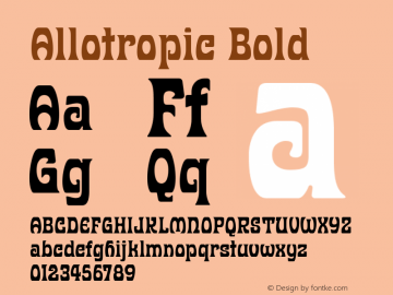 Allotropic-Bold Version 1.00图片样张