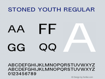 Stoned Youth Version 1.035;Fontself Maker 3.5.7图片样张