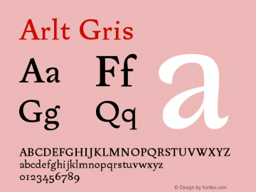 Arlt-Gris Version 1.00图片样张