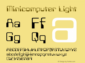 Minicomputer-Light Version 1.00图片样张