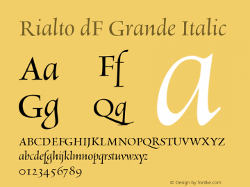 RialtodF-GrandeItalic 2.603图片样张