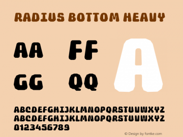 Radius-BottomHeavy Version 1.000;Glyphs 3.1.2 (3149)图片样张