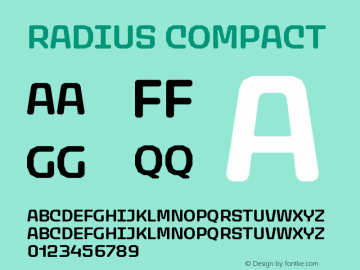Radius-Compact Version 1.000;FEAKit 1.0图片样张