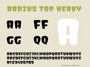 Radius-TopHeavy Version 1.000;Glyphs 3.1.2 (3149)图片样张