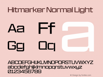 Hitmarker Normal Light Version 1.000图片样张