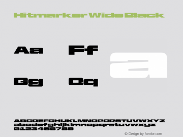 Hitmarker Wide Black Version 1.000图片样张
