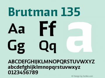 Brutman-135 Version 1.100;FEAKit 1.0图片样张