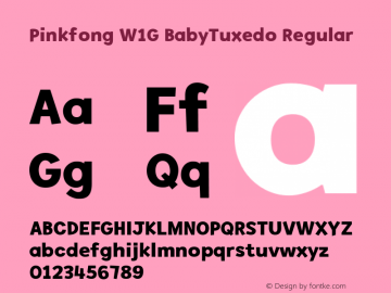 Pinkfong W1G BabyTuxedo Regular Version 5.00图片样张