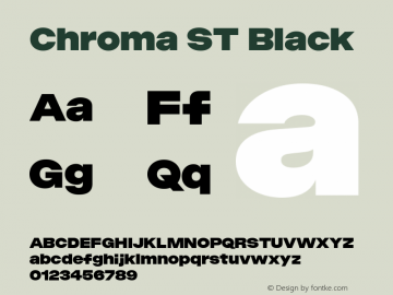 Chroma ST Black Version 1.000 | WF图片样张