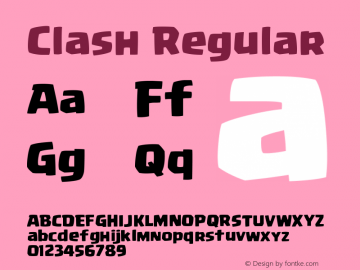 Clash Regular Version 1.00 2016图片样张