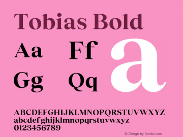 Tobias Bold Version 3.000;Glyphs 3.1.1 (3137)图片样张