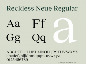 Reckless Neue Regular Version 3.000;Glyphs 3.1.1 (3137)图片样张