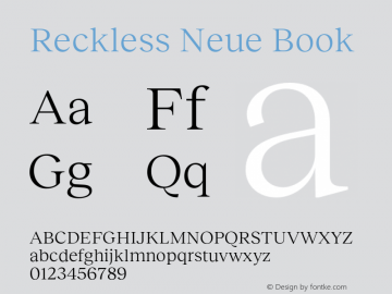 Reckless Neue Book Version 3.000;Glyphs 3.1.1 (3137)图片样张