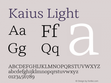 Kaius Light Version 2.000图片样张