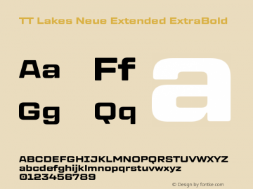 TT Lakes Neue Extended ExtraBold Version 2.000.11012023图片样张