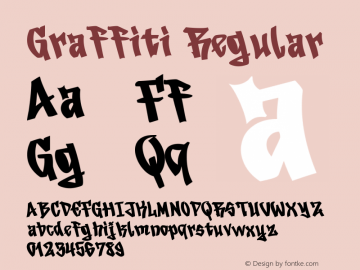 Graffiti Version 1.001;Fontself iOS v1.6.8图片样张