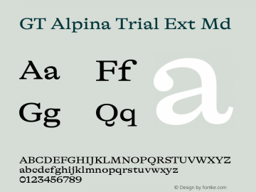 GT Alpina Trial Ext Md Version 2.002 2020-08-03图片样张