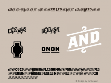 Brothers WordLogos Regular 001.000 Font Sample