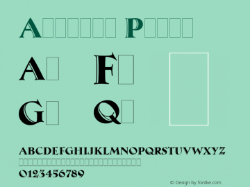 Ambrose Plain 1.0 Font Sample