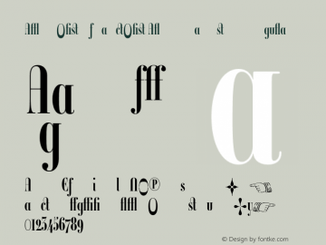 Ambroise Francois Alternates De Regular 001.000图片样张